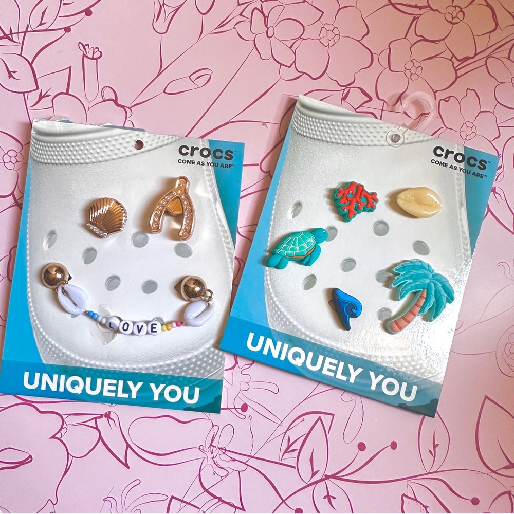 Ocean Themed Croc Charms